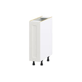 Hugo&Borg Belcourt 9-in W x 34.5-in H x 24-in D Gray Painted Base Fully Assembled Cabinet (Recessed Panel Shaker Door Style)