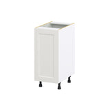 Hugo&Borg Belcourt 15-in W x 34.5-in H x 24-in D Gray Painted Base Fully Assembled Cabinet (Recessed Panel Shaker Door Style)