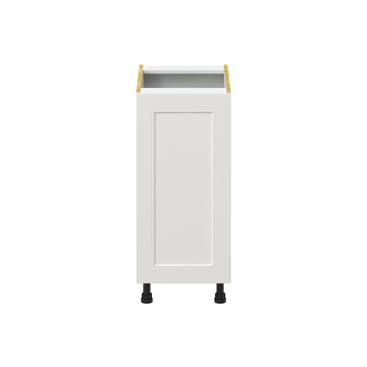 Hugo&Borg Belcourt 15-in W x 34.5-in H x 24-in D Gray Painted Base Fully Assembled Cabinet (Recessed Panel Shaker Door Style)