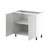 Hugo&Borg Belcourt 36-in W x 34.5-in H x 24-in D Gray Painted Base Fully Assembled Cabinet (Recessed Panel Shaker Door Style)