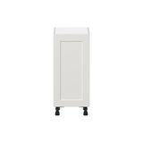 Hugo&Borg Belcourt 15-in W x 34.5-in H x 14-in D Gray Painted Base Fully Assembled Cabinet (Recessed Panel Shaker Door Style)