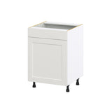 Hugo&Borg Belcourt 24-in W x 34.5-in H x 24-in D Gray Painted Sink Base Fully Assembled Cabinet (Recessed Panel Shaker Style)