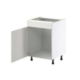 Hugo&Borg Belcourt 24-in W x 34.5-in H x 24-in D Gray Painted Sink Base Fully Assembled Cabinet (Recessed Panel Shaker Style)