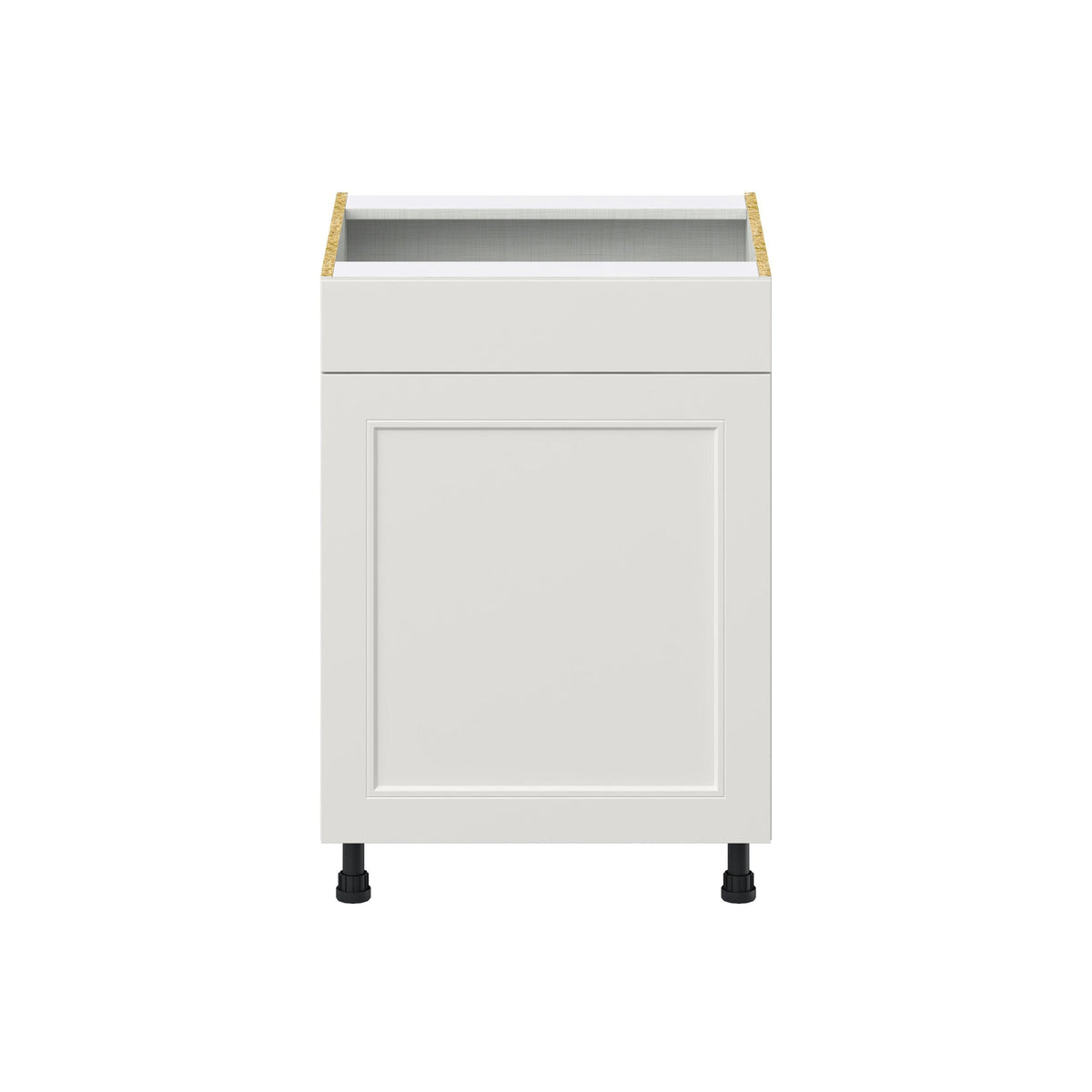 Hugo&Borg Belcourt 24-in W x 34.5-in H x 24-in D Gray Painted Sink Base Fully Assembled Cabinet (Recessed Panel Shaker Style)
