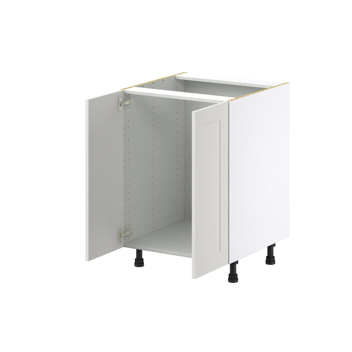 Hugo&Borg Belcourt 24-in W x 34.5-in H x 24-in D Gray Painted Sink Base Fully Assembled Cabinet (Recessed Panel Shaker Style)