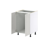 Hugo&Borg Belcourt 24-in W x 34.5-in H x 24-in D Gray Painted Sink Base Fully Assembled Cabinet (Recessed Panel Shaker Style)