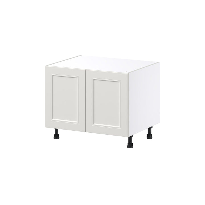 Hugo&Borg Belcourt 30-in W x 24.5-in H x 24-in D Gray Painted Sink Base Fully Assembled Cabinet (Recessed Panel Shaker Style)