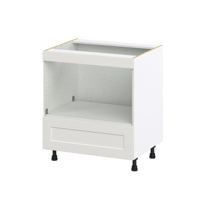 Hugo&Borg Belcourt 30-in W x 34.5-in H x 24-in D Gray Painted 1-Drawer Base Fully Assembled Cabinet (Recessed Panel Style)