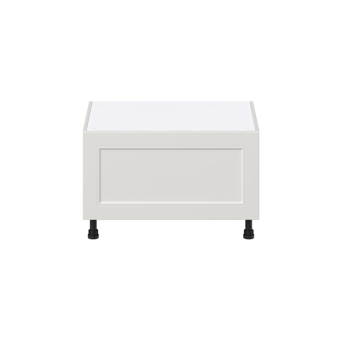Hugo&Borg Belcourt 30-in W x 19.5-in H x 23-in D Gray Painted 1-Drawer Base Fully Assembled Cabinet (Recessed Panel Style)