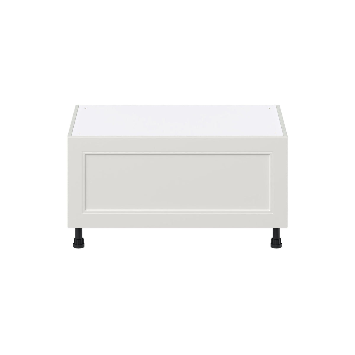 Hugo&Borg Belcourt 36-in W x 19.5-in H x 24-in D Gray Painted 1-Drawer Base Fully Assembled Cabinet (Recessed Panel Style)
