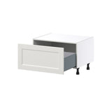 Hugo&Borg Belcourt 30-in W x 19.5-in H x 23-in D Gray Painted 1-Drawer Base Fully Assembled Cabinet (Recessed Panel Style)