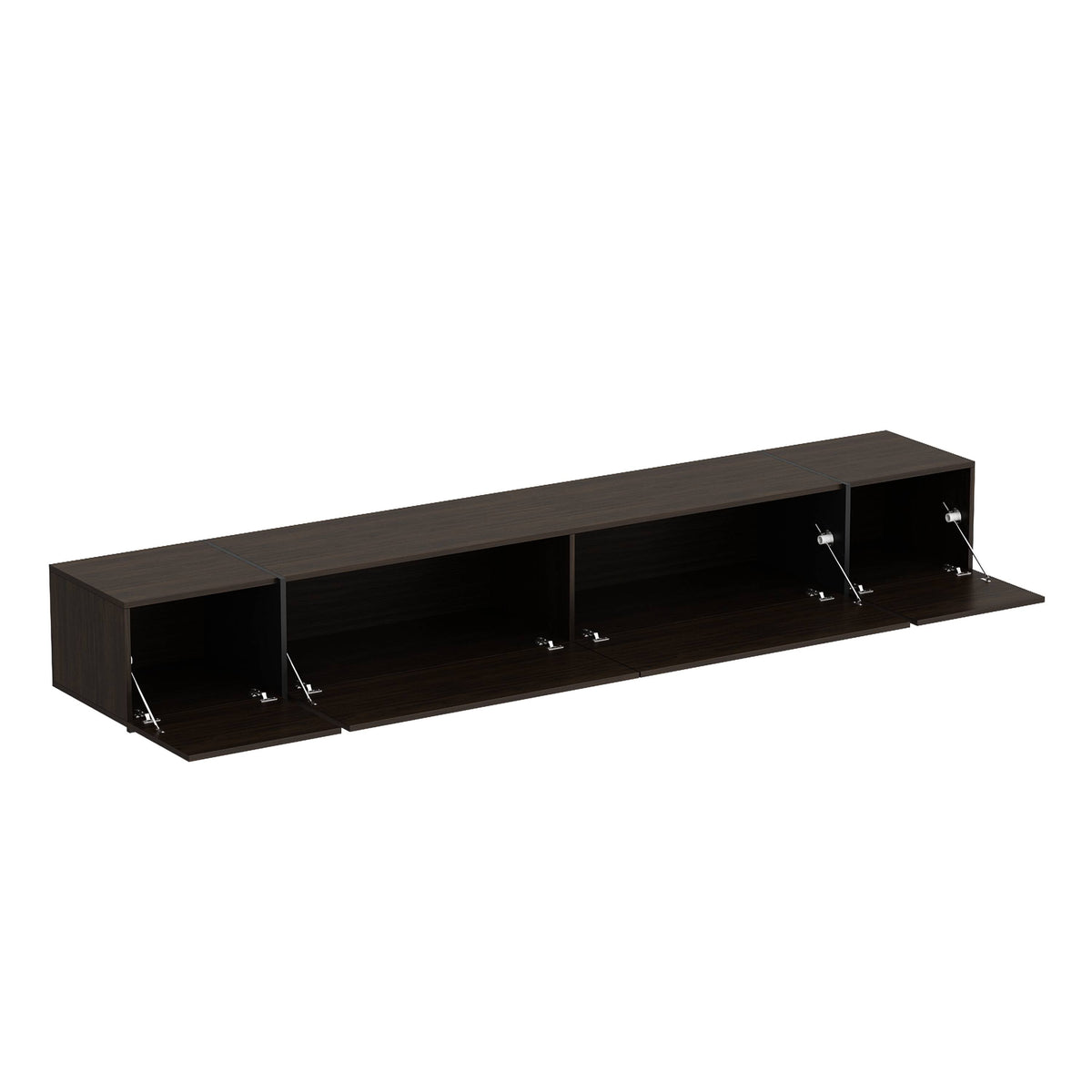 FUFU&GAGA Modern/Contemporary Brown Tv Cabinet (Accommodates TVs more than 70-in)