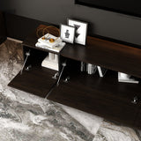 FUFU&GAGA Modern/Contemporary Brown Tv Cabinet (Accommodates TVs more than 70-in)