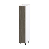 Hugo&Borg Savane 15-in W x 84.5-in H x 24-in D Textmel Pantry Fully Assembled Cabinet (Flat Panel Slab Door Style)