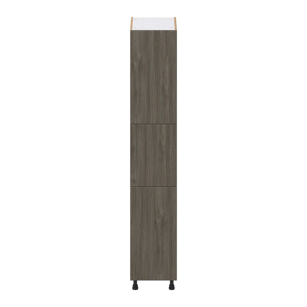 Hugo&Borg Savane 15-in W x 84.5-in H x 24-in D Textmel Pantry Fully Assembled Cabinet (Flat Panel Slab Door Style)