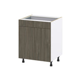 Hugo&Borg Savane 27-in W x 34.5-in H x 24-in D Textmel 1-Drawer Base Fully Assembled Cabinet (Flat Panel Slab Style)