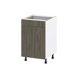 Hugo&Borg Savane 21-in W x 34.5-in H x 24-in D Textmel 1-Drawer Base Fully Assembled Cabinet (Flat Panel Slab Style)