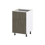 Hugo&Borg Savane 21-in W x 34.5-in H x 25-in D Textmel 1-Drawer Base Fully Assembled Cabinet (Flat Panel Slab Style)