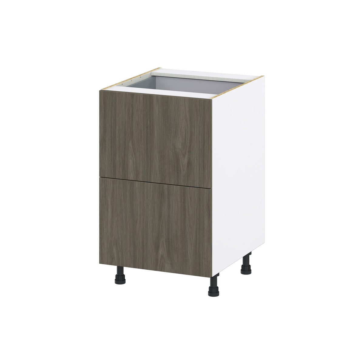 Hugo&Borg Savane 21-in W x 34.5-in H x 24-in D Textmel 3-Drawer Base Fully Assembled Cabinet (Flat Panel Style)