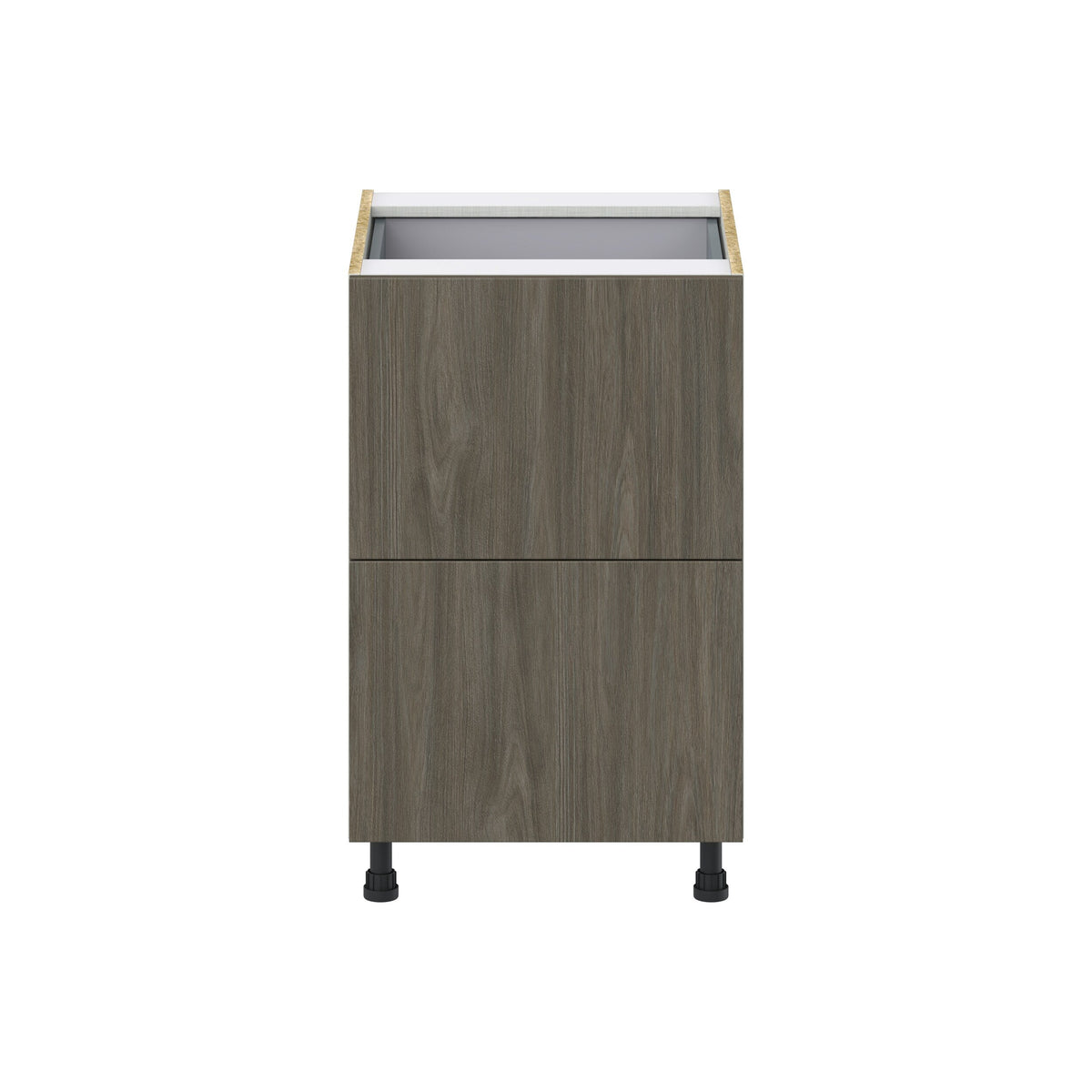 Hugo&Borg Savane 21-in W x 34.5-in H x 24-in D Textmel 3-Drawer Base Fully Assembled Cabinet (Flat Panel Style)