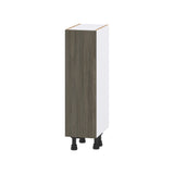 Hugo&Borg Savane 9-in W x 34.5-in H x 14-in D Textmel Base Fully Assembled Cabinet (Flat Panel Slab Door Style)