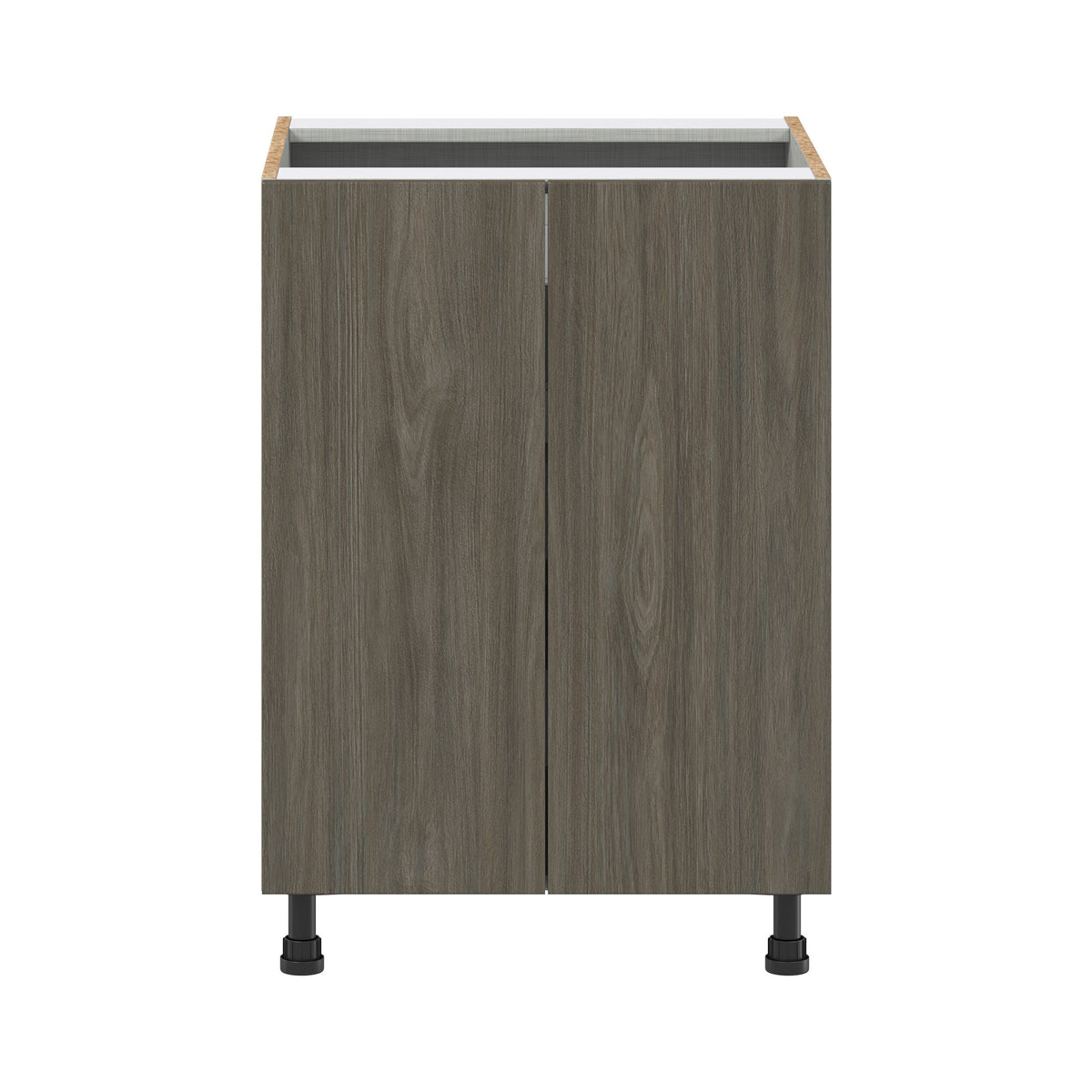 Hugo&Borg Savane 24-in W x 34.5-in H x 24-in D Textmel 3-Drawers Base Fully Assembled Cabinet (Flat Panel Slab Style)
