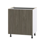 Hugo&Borg Savane 30-in W x 34.5-in H x 24-in D Textmel 3-Drawers Base Fully Assembled Cabinet (Flat Panel Slab Style)
