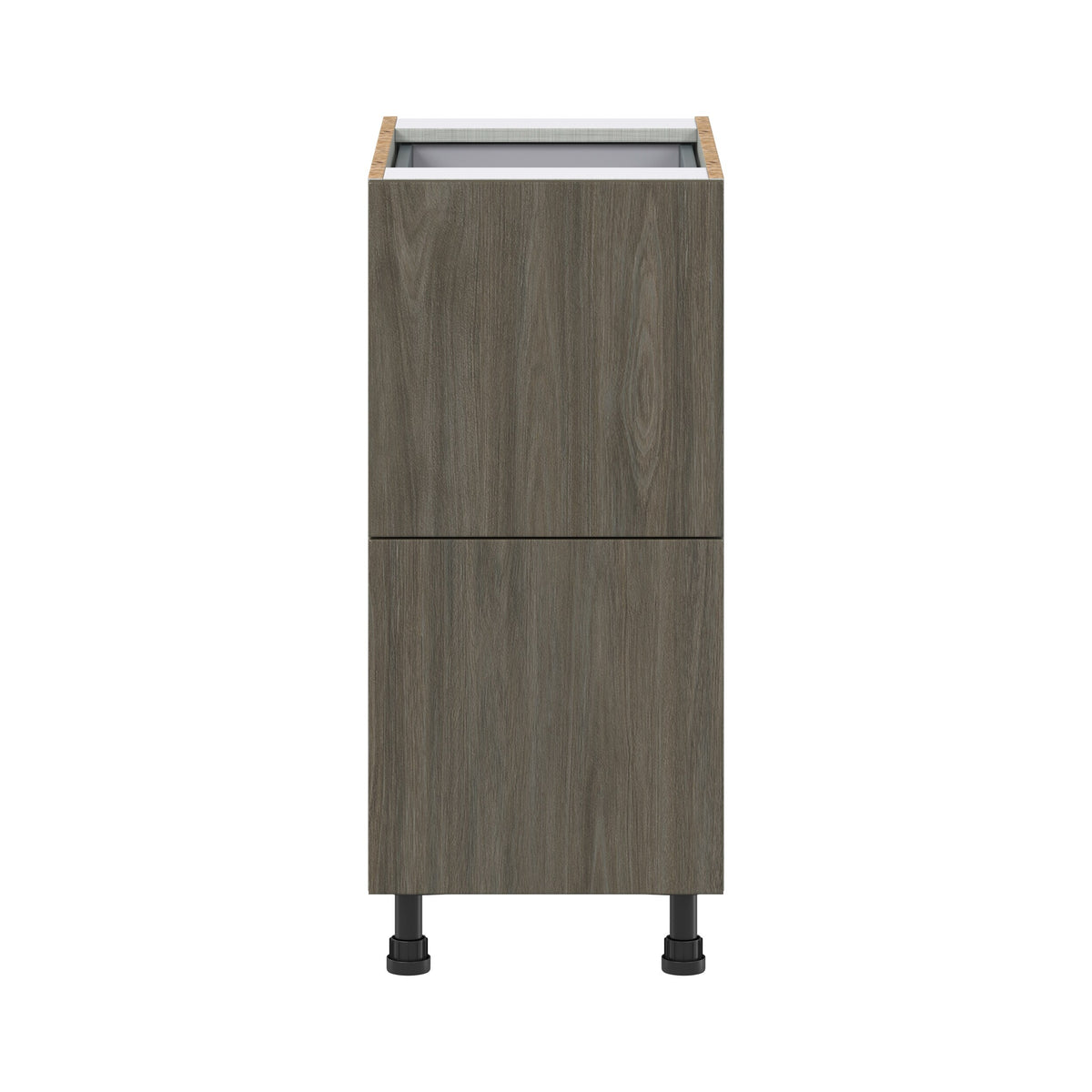 Hugo&Borg Savane 15-in W x 34.5-in H x 24-in D Textmel 3-Drawer Base Fully Assembled Cabinet (Flat Panel Style)