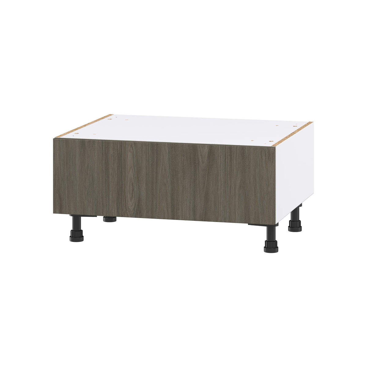 Hugo&Borg Savane 30-in W x 14.5-in H x 24-in D Textmel 1-Drawer Base Fully Assembled Cabinet (Flat Panel Style)