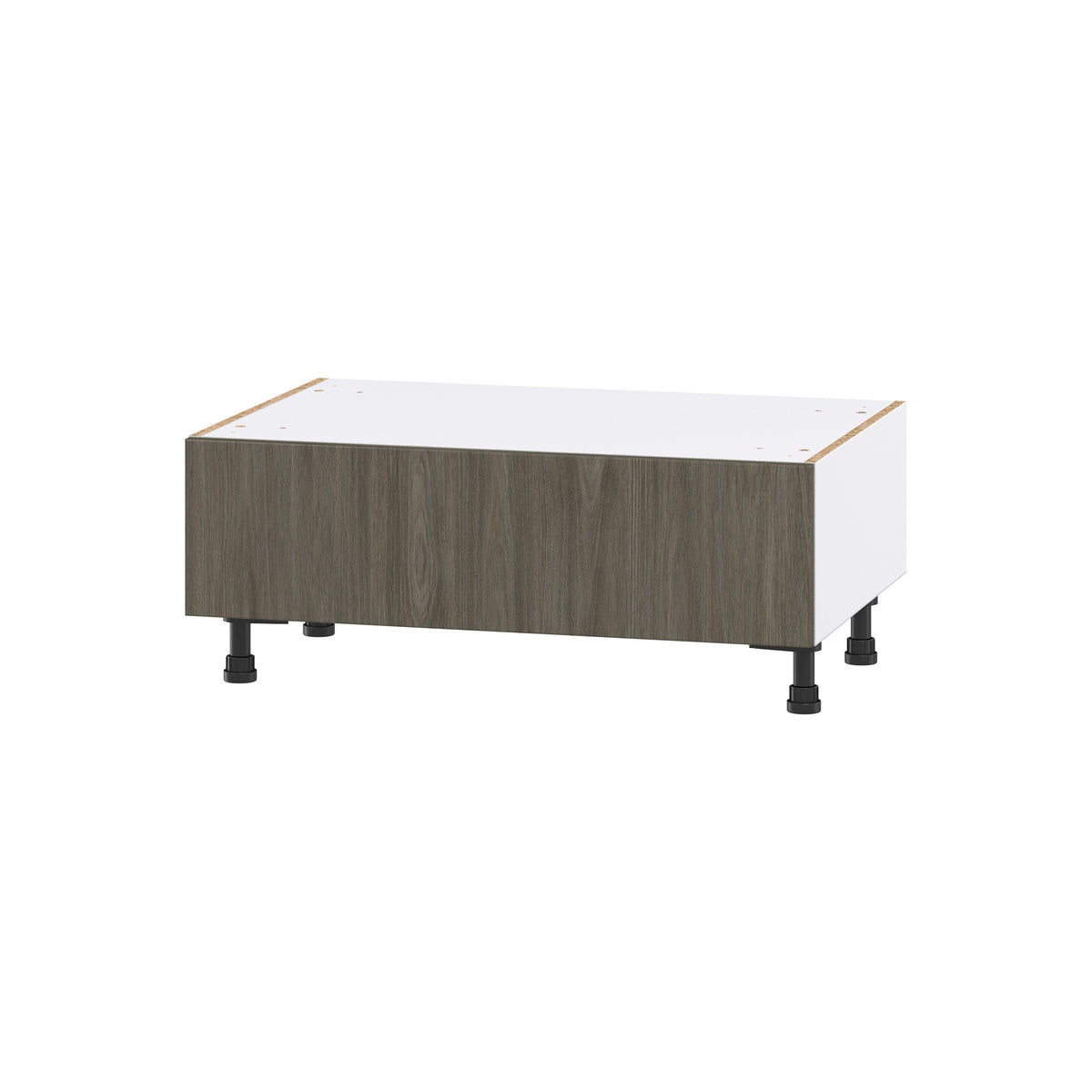 Hugo&Borg Savane 36-in W x 14.5-in H x 24-in D Textmel 1-Drawer Base Fully Assembled Cabinet (Flat Panel Style)