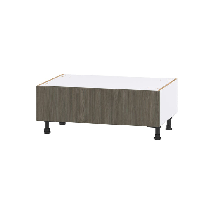 Hugo&Borg Savane 36-in W x 14.5-in H x 24-in D Textmel 1-Drawer Base Fully Assembled Cabinet (Flat Panel Style)