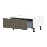 Hugo&Borg Savane 30-in W x 14.5-in H x 24-in D Textmel 1-Drawer Base Fully Assembled Cabinet (Flat Panel Style)