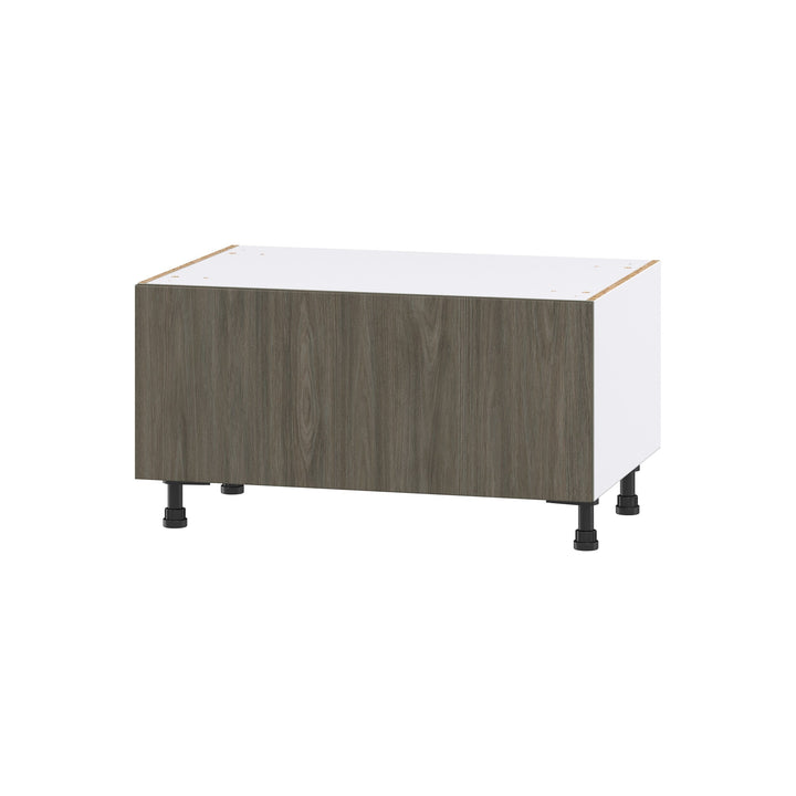 Hugo&Borg Savane 36-in W x 19.5-in H x 24-in D Textmel 1-Drawer Base Fully Assembled Cabinet (Flat Panel Style)