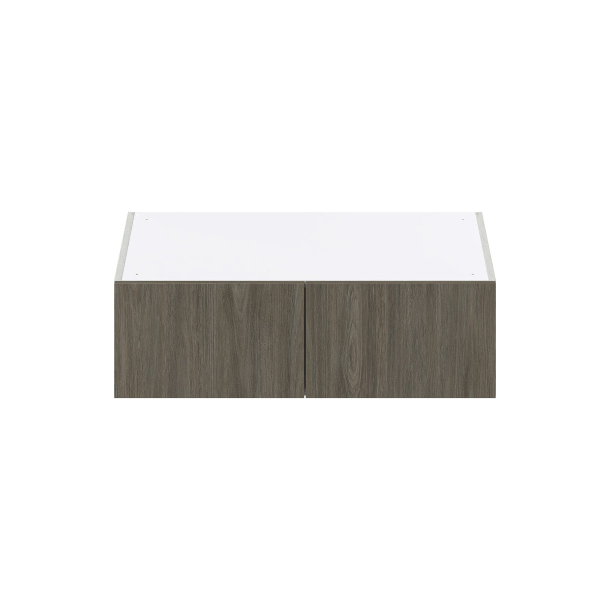 Hugo&Borg Savane 33-in W x 10-in H x 24-in D Textmel Wall Fully Assembled Cabinet (Flat Panel Slab Door Style)