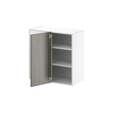 Hugo&Borg Savane 30-in W x 30-in H x 14-in D Textmel Wall Fully Assembled Cabinet (Flat Panel Slab Door Style)