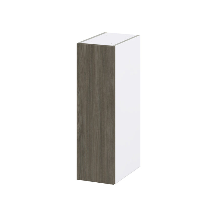 Hugo&Borg Savane 9-in W x 30-in H x 14-in D Textmel Wall Fully Assembled Cabinet (Flat Panel Slab Door Style)