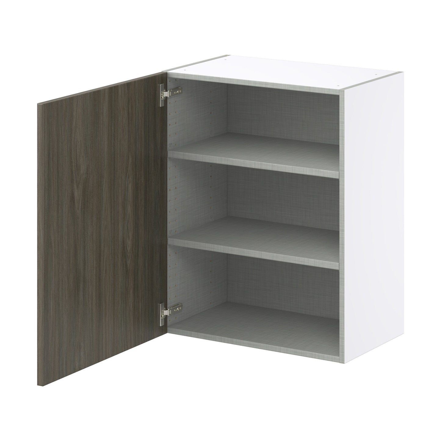 Hugo&Borg Savane 24-in W x 30-in H x 14-in D Textmel Wall Fully Assembled Cabinet (Flat Panel Slab Door Style)