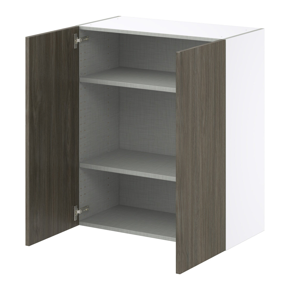 Hugo&Borg Savane 30-in W x 35-in H x 14-in D Textmel Wall Fully Assembled Cabinet (Flat Panel Slab Door Style)