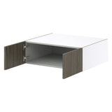 Hugo&Borg Savane 30-in W x 10-in H x 24-in D Textmel Wall Fully Assembled Cabinet (Flat Panel Slab Door Style)