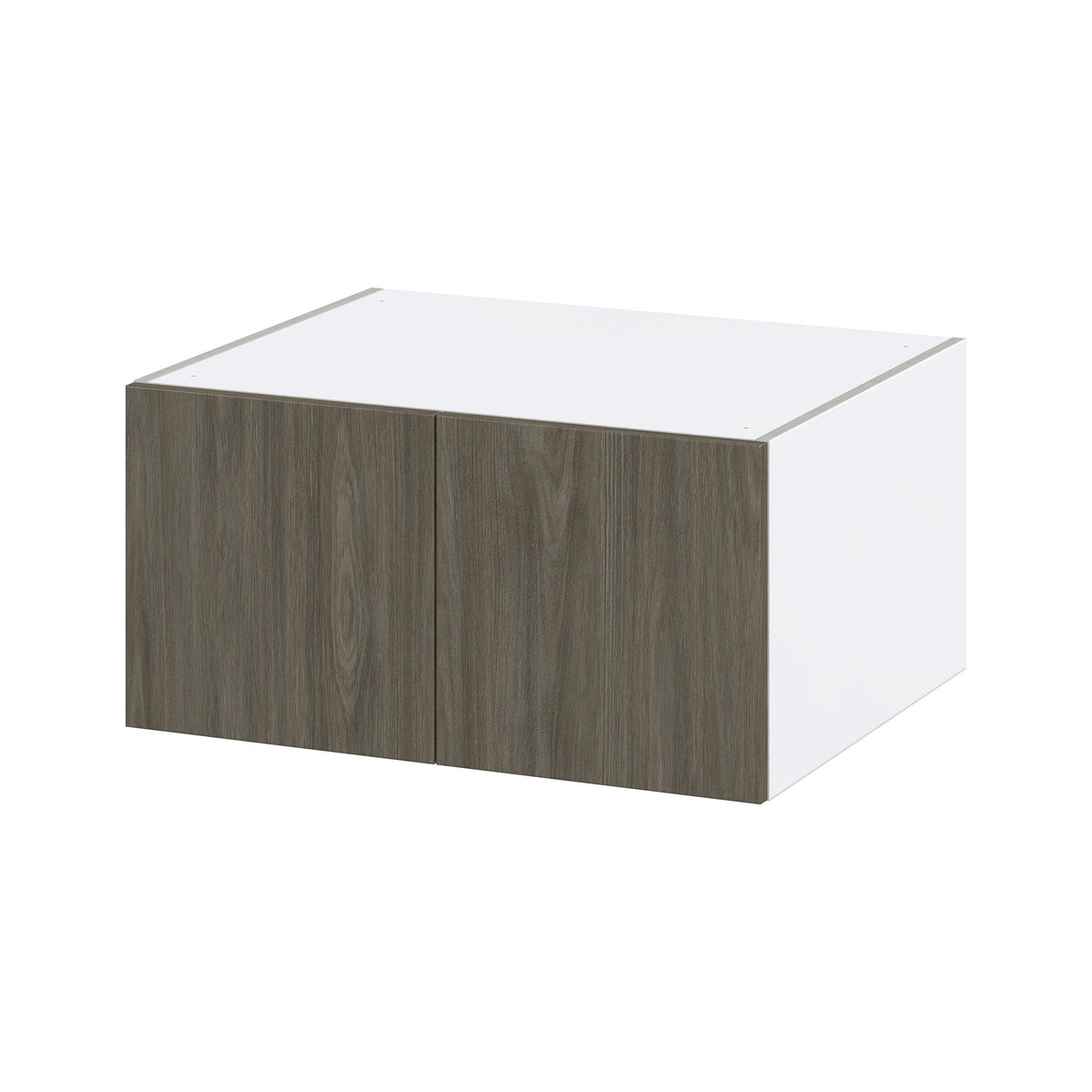 Hugo&Borg Savane 30-in W x 15-in H x 24-in D Textmel Wall Fully Assembled Cabinet (Flat Panel Slab Door Style)