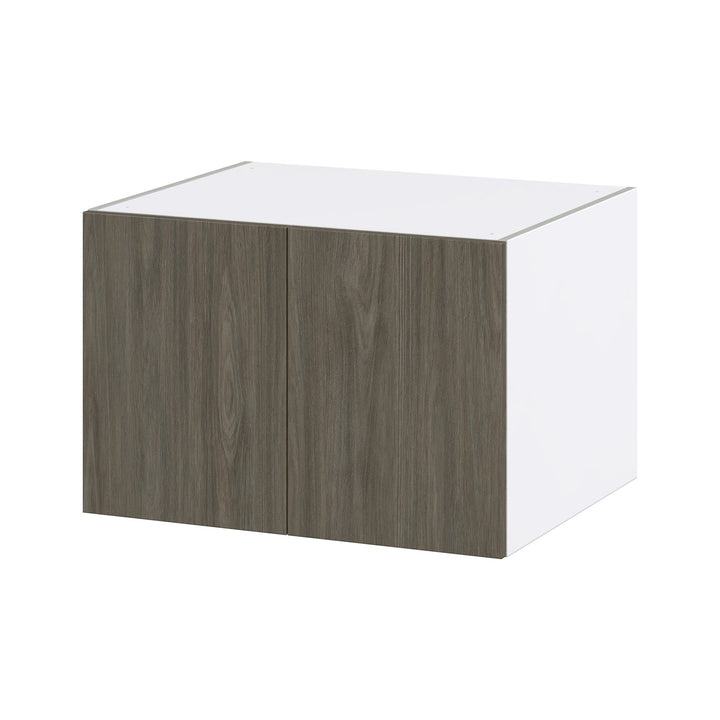 Hugo&Borg Savane 36-in W x 15-in H x 24-in D Textmel Wall Fully Assembled Cabinet (Flat Panel Slab Door Style)