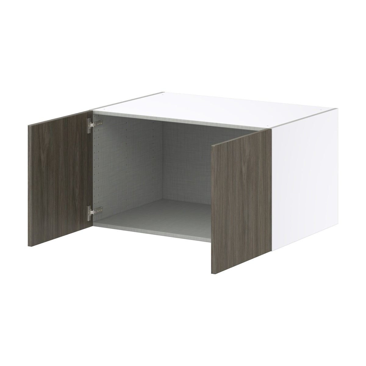 Hugo&Borg Savane 36-in W x 15-in H x 24-in D Textmel Wall Fully Assembled Cabinet (Flat Panel Slab Door Style)
