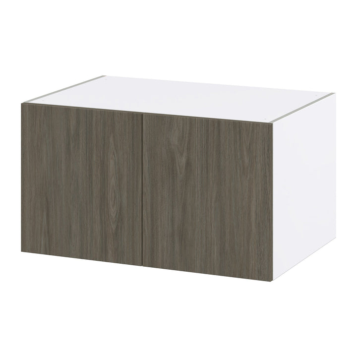 Hugo&Borg Savane 36-in W x 20-in H x 24-in D Textmel Wall Fully Assembled Cabinet (Flat Panel Slab Door Style)