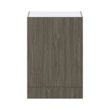 Hugo&Borg Savane 24-in W x 35-in H x 14-in D Textmel Wall Fully Assembled Cabinet (Flat Panel Slab Door Style)
