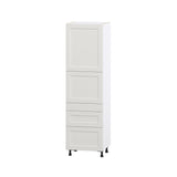 Hugo&Borg Belcourt 24-in W x 84.5-in H x 24-in D Gray Painted 5-Drawer Pantry Fully Assembled Cabinet (Recessed Panel Shaker Style)