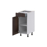 Hugo&Borg 15-in W x 34.5-in H x 21-in D Wood 1-Drawer Base Fully Assembled Cabinet (Recessed Panel Shaker Style)