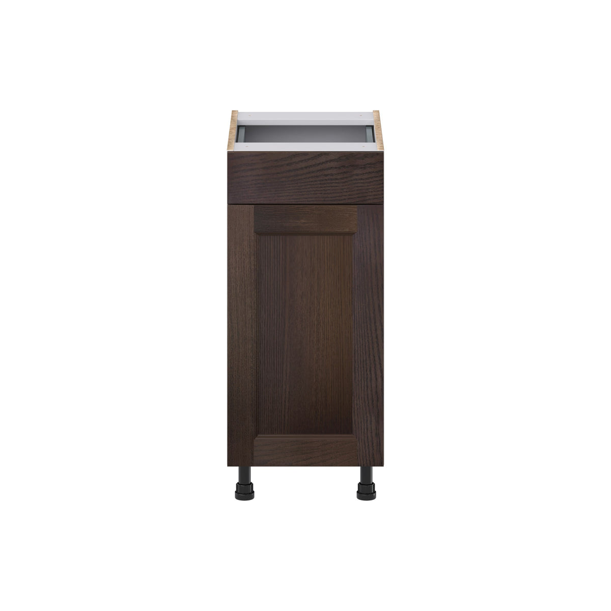 Hugo&Borg 15-in W x 34.5-in H x 21-in D Wood 1-Drawer Base Fully Assembled Cabinet (Recessed Panel Shaker Style)