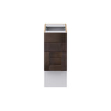 Hugo&Borg 12-in W x 30-in H x 21-in D Wood 4-Drawer Base Fully Assembled Cabinet (Recessed Panel Style)