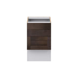 Hugo&Borg 18-in W x 30-in H x 21-in D Wood 3-Drawer Base Fully Assembled Cabinet (Recessed Panel Style)