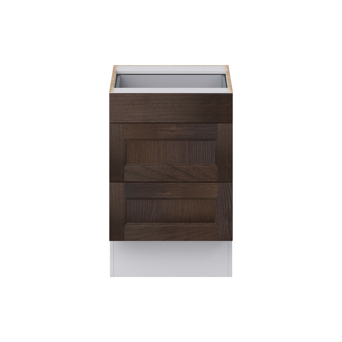 Hugo&Borg 21-in W x 32.5-in H x 24-in D Wood 3-Drawer Base Fully Assembled Cabinet (Recessed Panel Style)